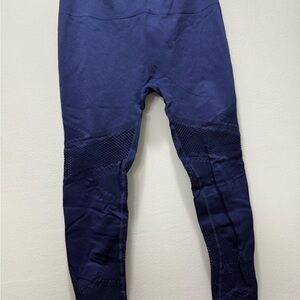 Navy Blue Leggings with mesh details